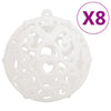 VIDAXL 111-TEIL-Weihnachtsball-Set Polystyrol Weiß