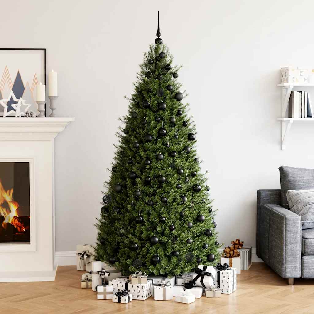 Vidaxl 111-teilige Weihnachtskugel Set Polystyrol Schwarz