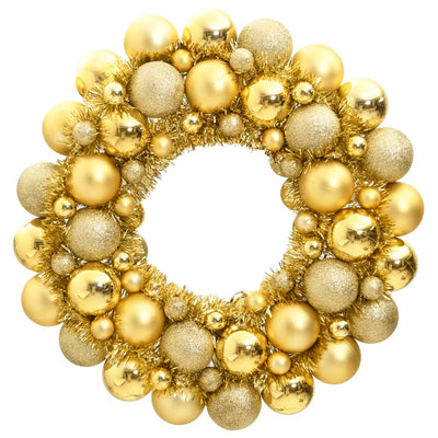 Vidaxl Weihnachtskranz 45 cm Polystyrol Gold gefärbt