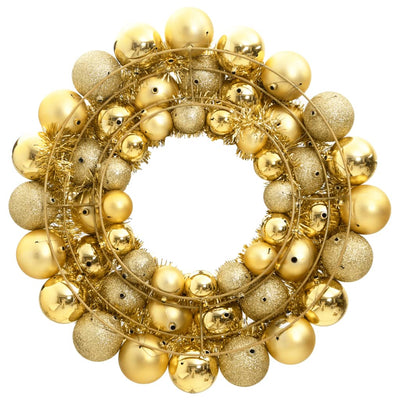 Vidaxl Weihnachtskranz 45 cm Polystyrol Gold gefärbt