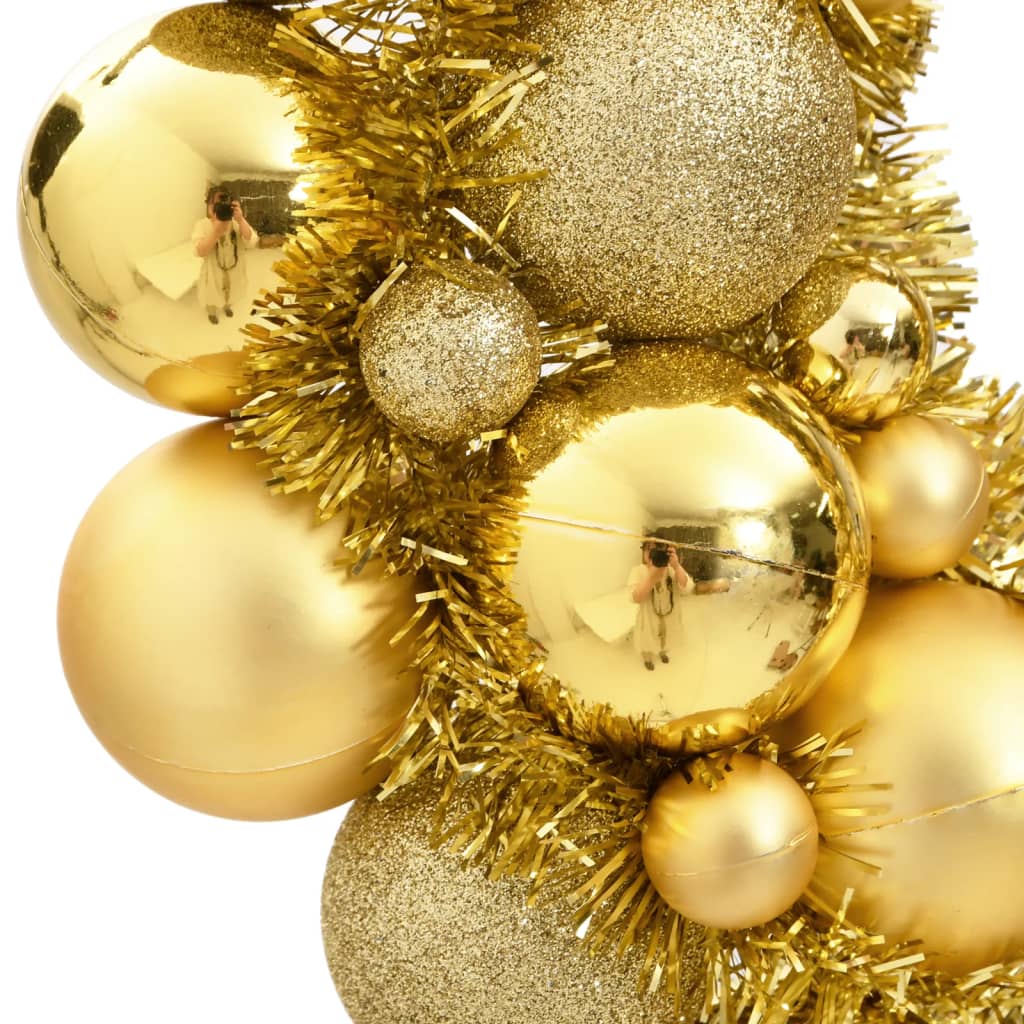 Vidaxl Weihnachtskranz 45 cm Polystyrol Gold gefärbt