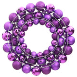 Vidaxl Weihnachtskranz 45 cm Polystyrol lila - afbeelding 2