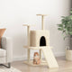 Vidaxl -Katzenmöbel mit Sisal -Kratzerpfosten 110 cm Creme -Colored