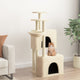 Vidaxl -Katzenmöbel mit Sisal -Kratzerpfosten 122 cm Creme -Colored