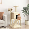 Vidaxl -Katzenmöbel mit Sisal -Kratzerpfosten 110,5 cm creme -colored