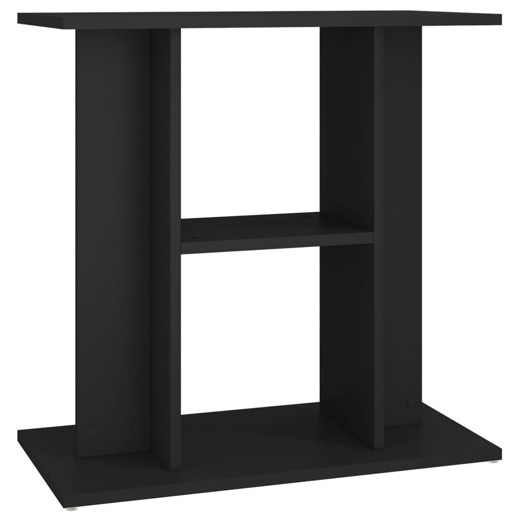 Vidaxl Aquarium Standard 60x30x60 cm verarbeitetes Holzschwarz