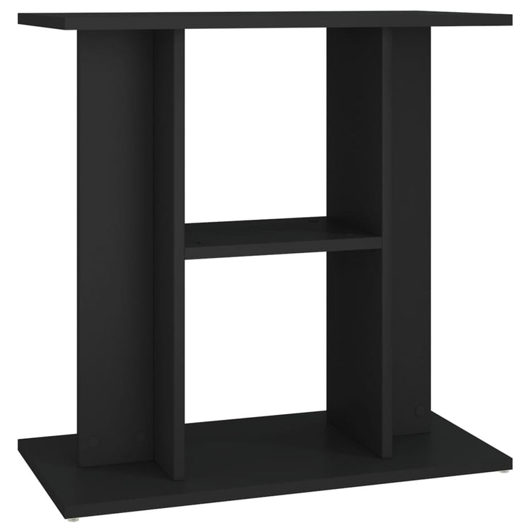 Vidaxl Aquarium Standard 60x30x60 cm verarbeitetes Holzschwarz