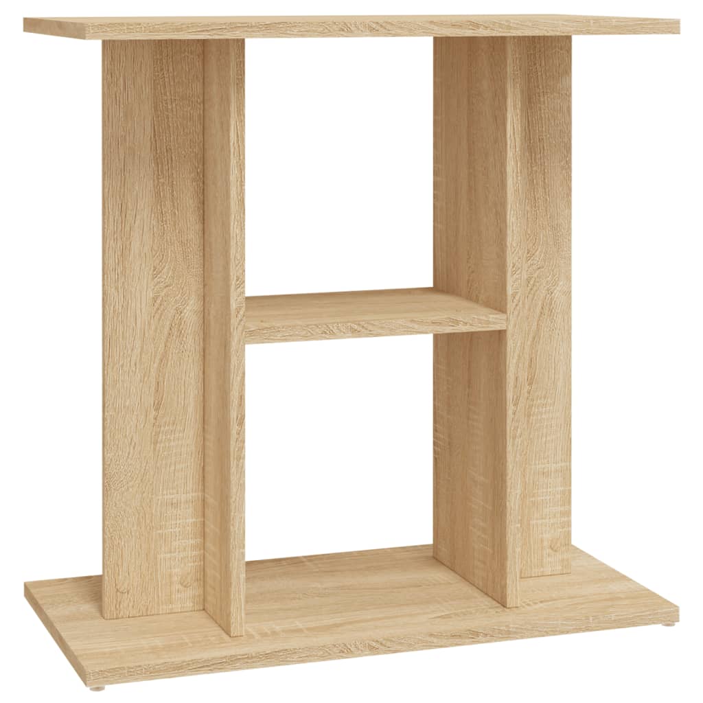 Vidaxl Aquarium Standard 60x30x60 cm verarbeitetes Holz Sonoma Eichefarbe