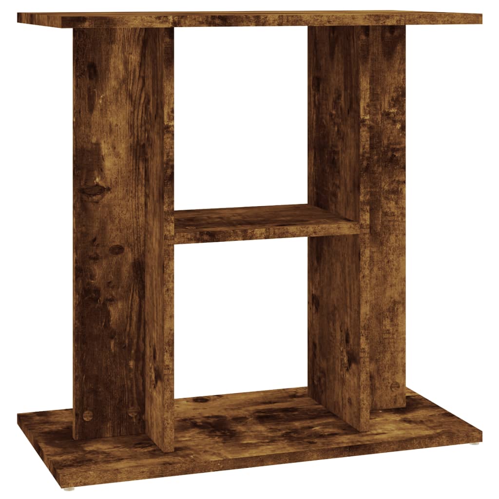 VIDAXL Aquarium Standard 60x30x60 cm propertiertes Holzgeräuchchen -Eiche gefärbt