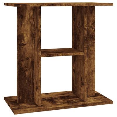 VIDAXL Aquarium Standard 60x30x60 cm propertiertes Holzgeräuchchen -Eiche gefärbt