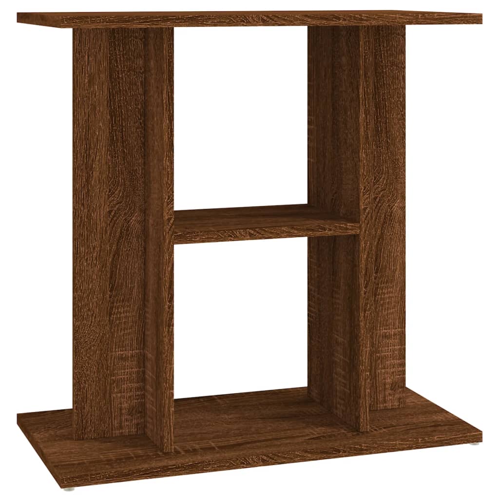 VIDAXL Aquarium Standard 60x30x60 cm verarbeitete Holzbraune Eiche Farbe