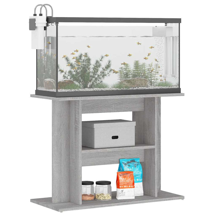 VIDAXL Aquarium Standard 80x35x60 cm verarbeiteter Holzbetonglijs