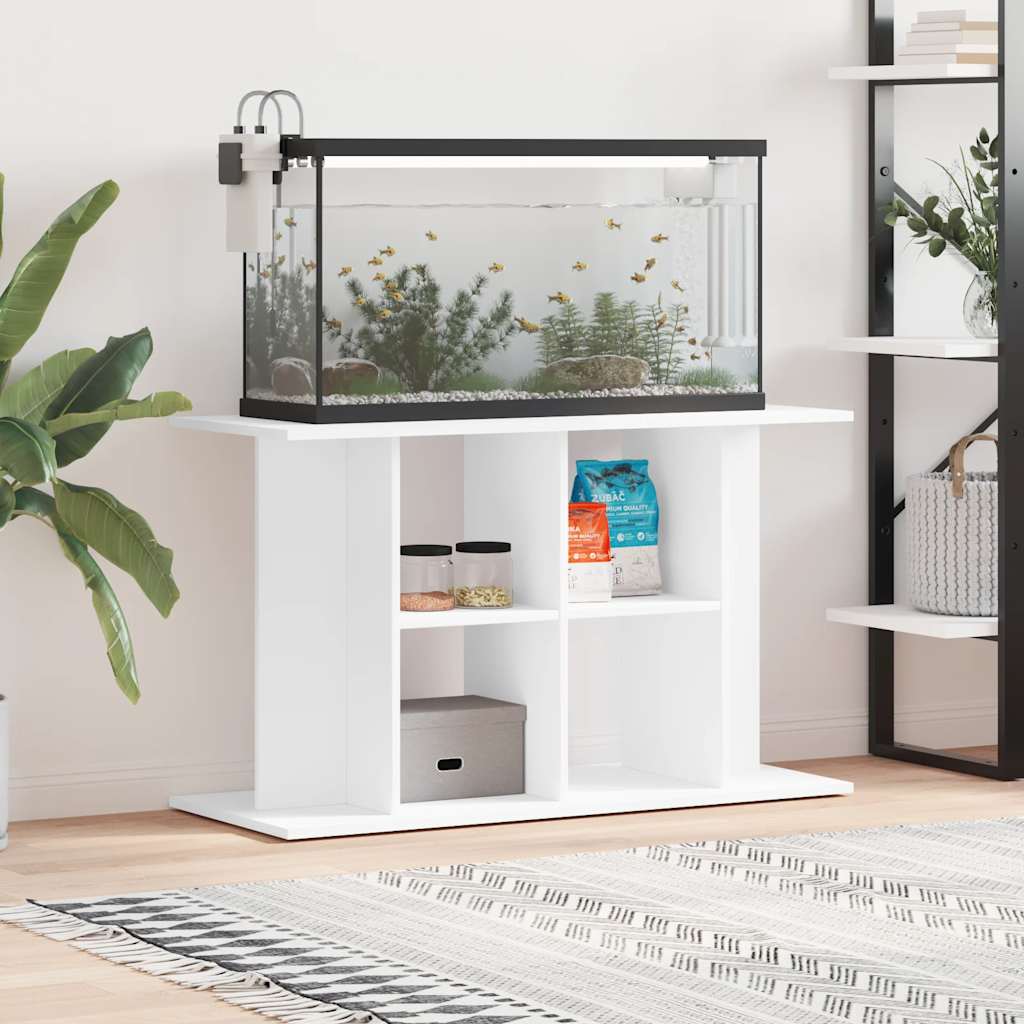 Vidaxl Aquarium Standard 100x40x60 cm verarbeitetes Holz weiß