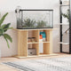 VIDAXL Aquarium Standard 100x40x60 cm verarbeitetes Holz Sonoma Eich