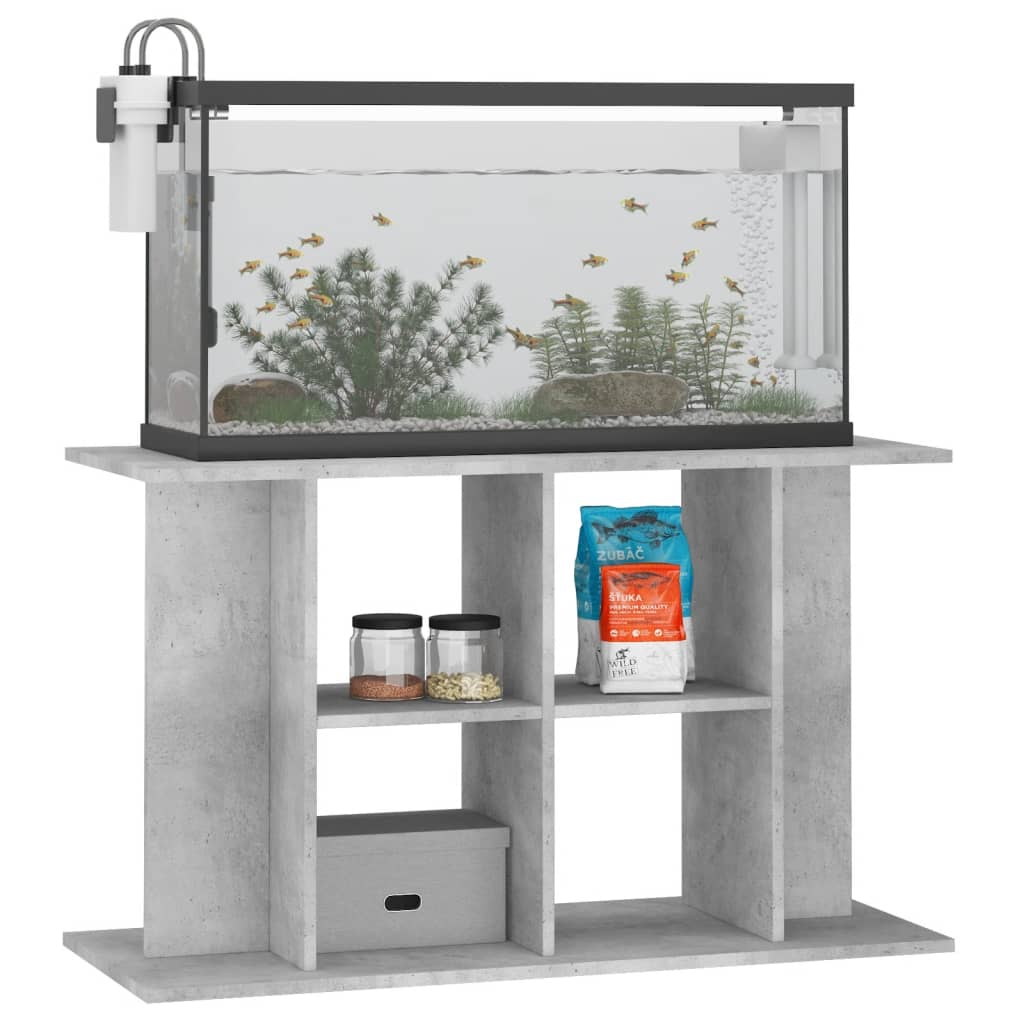VIDAXL Aquarium Standard 100x40x60 cm verarbeiteter Holzbetonglijs