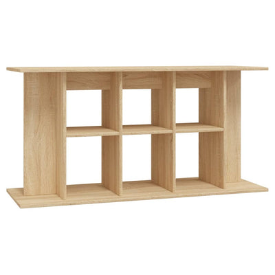 Vidaxl Aquarium Standard 120 x 40 x 60 cm verarbeitetes Holz Sonoma Eichefarbe