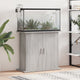 Vidaxl Aquarium Standard 81x36x73 cm verarbeiteter Holzgrau Sonoma -Eiche