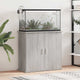 Vidaxl Aquarium Standard 81x36x73 cm verarbeiteter Holzgrau Sonoma -Eiche
