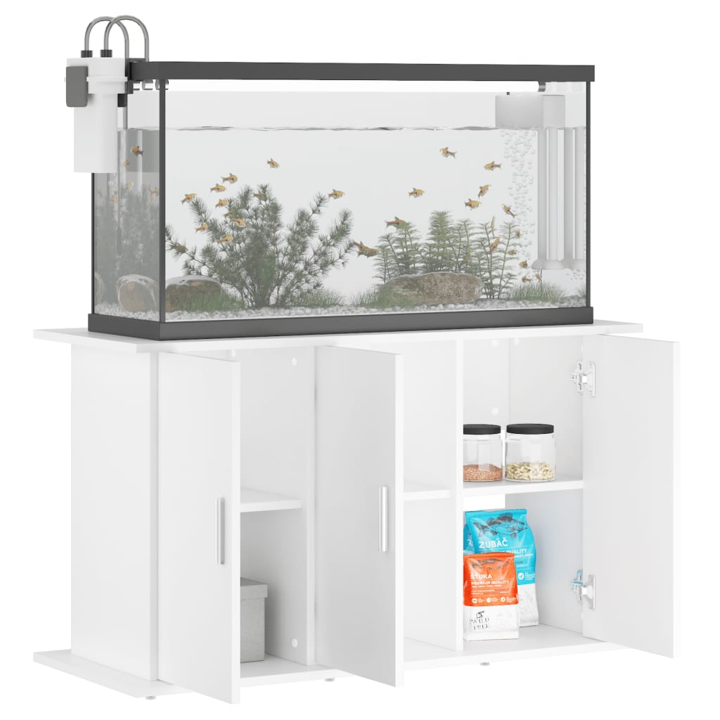 Vidaxl Aquarium Standard 101x41x58 cm verarbeitetes Holz weiß