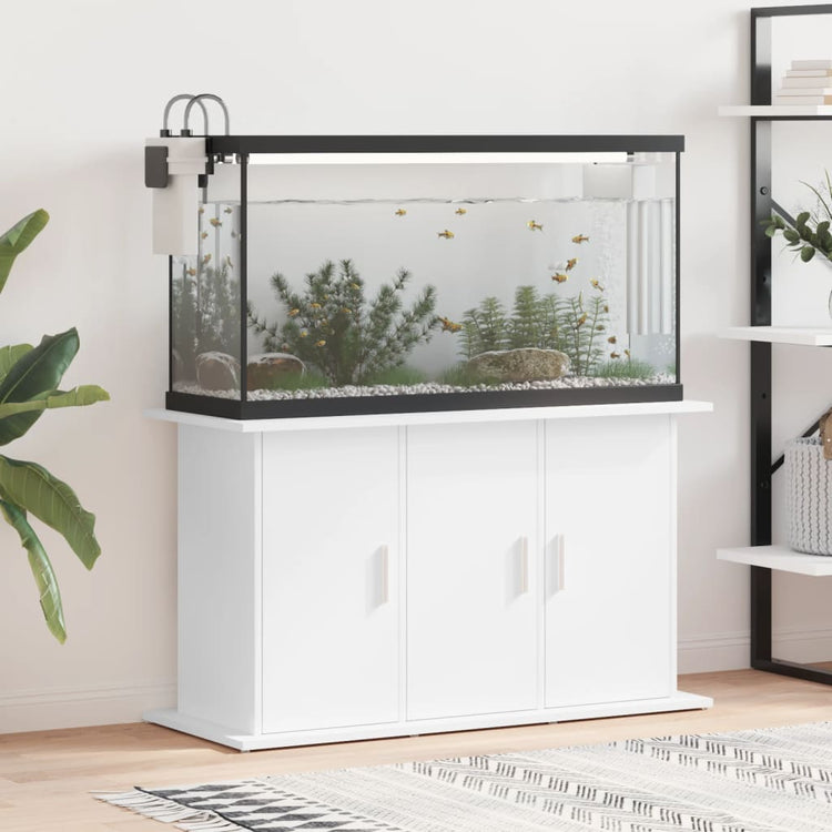 Vidaxl Aquarium Standard 101x41x58 cm verarbeitetes Holz weiß