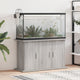 Vidaxl Aquarium Standard 101x41x58 cm verarbeiteter Holzgrau Sonoma -Eiche