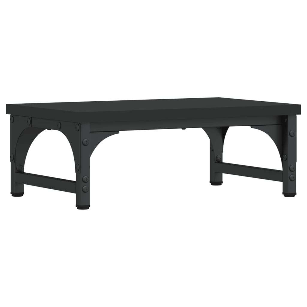 Vidaxl Monitor Standard 37x23x14 cm verarbeitetes Holzschwarz schwarz