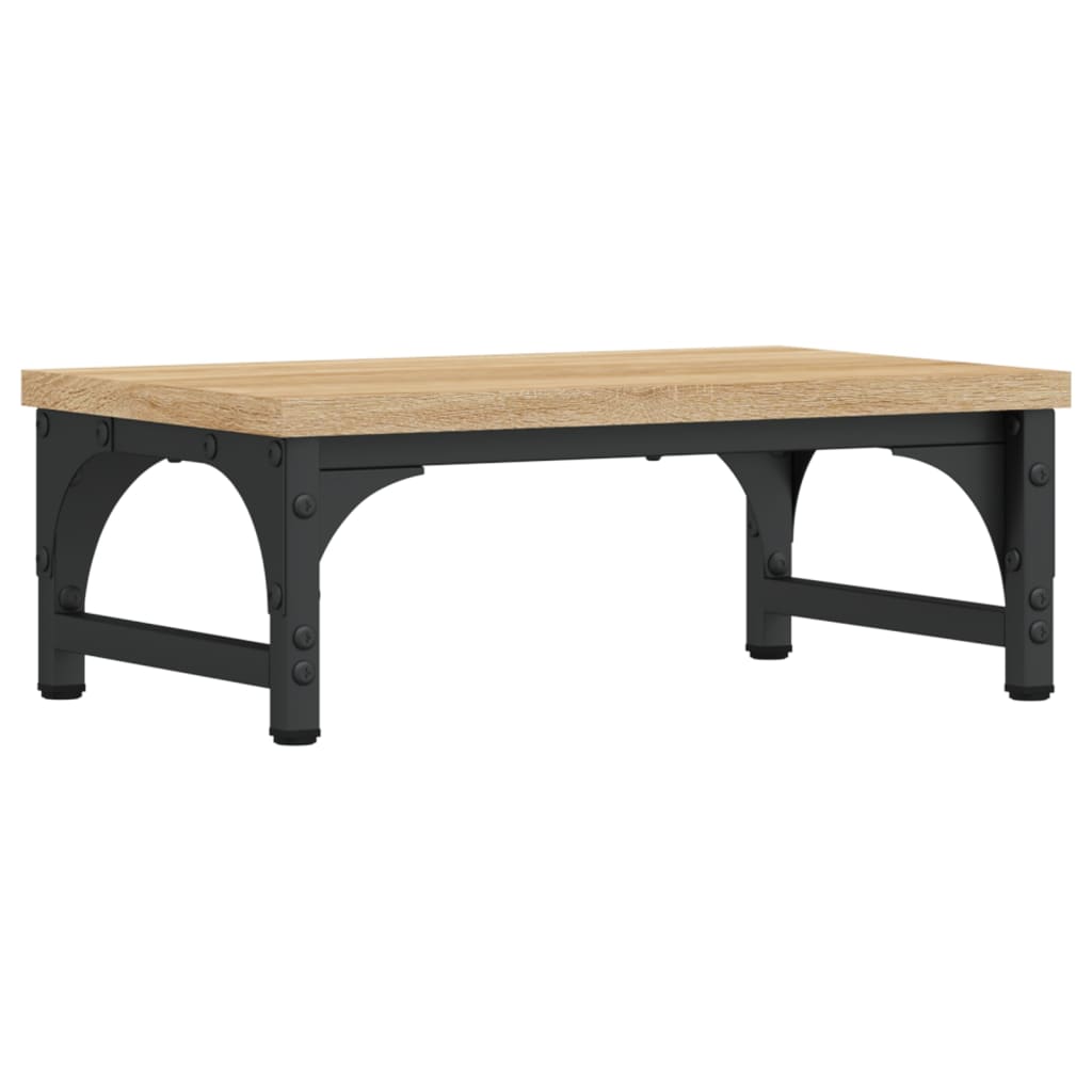 Vidaxl Monitor Standard 37x23x14 cm verarbeitetes Holz Sonoma Eiche gefärbt