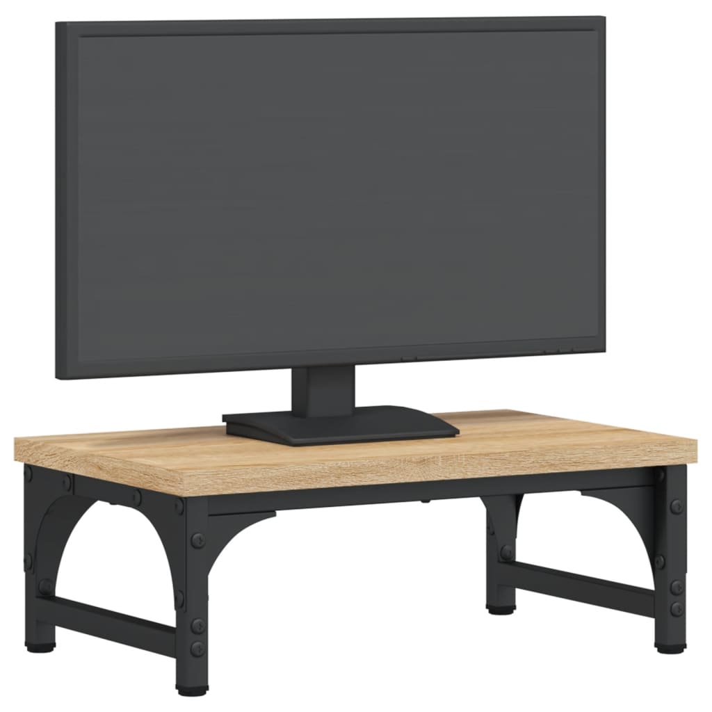 Vidaxl Monitor Standard 37x23x14 cm verarbeitetes Holz Sonoma Eiche gefärbt