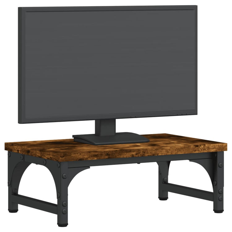 Vidaxl Monitor Standard 37x23x14 cm verarbeiteter Holzgeräuchchen -Eiche gefärbt