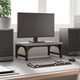 Vidaxl Monitor Standard 37x23x14 cm verarbeiteter Holzgrau Sonoma Eiche