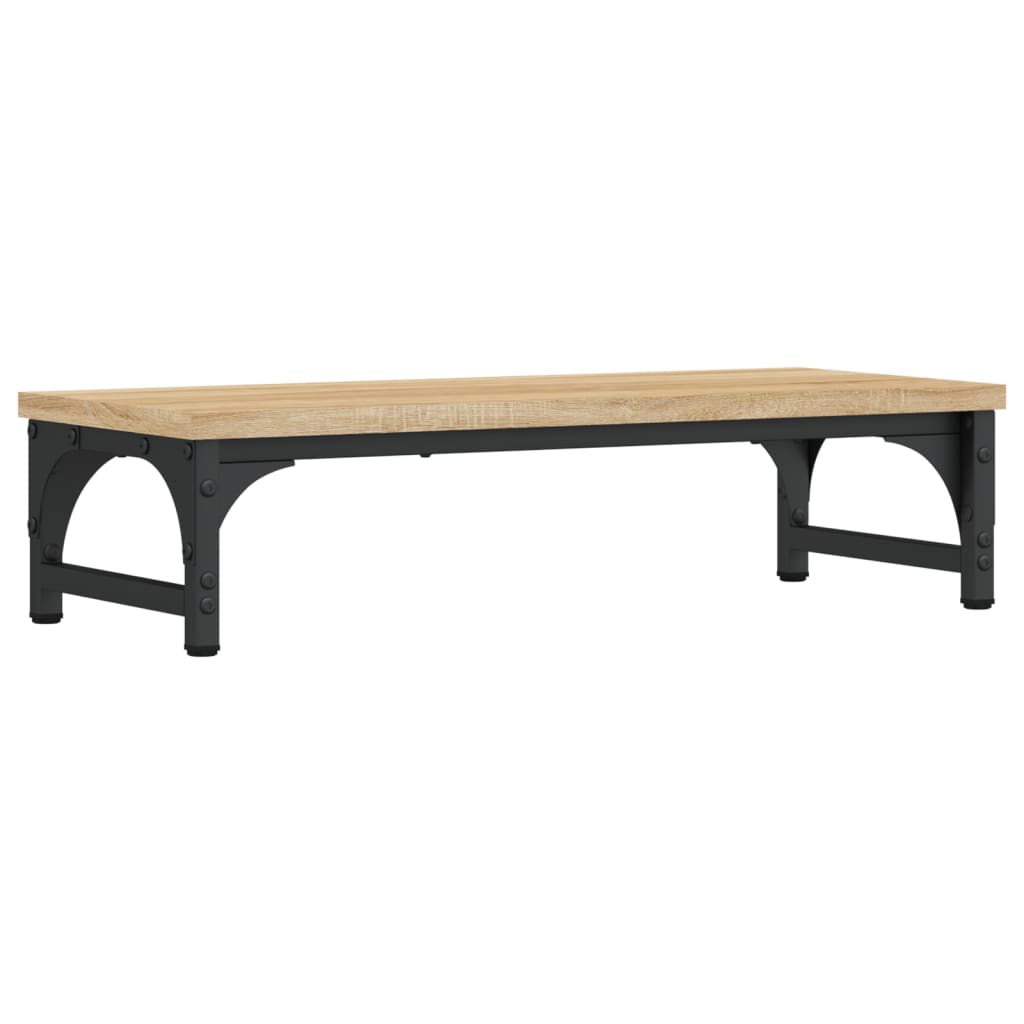 VIDAXL Monitor Standard 55x23x14 cm verarbeitetes Holz Sonoma Eiche gefärbt
