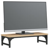 VIDAXL Monitor Standard 55x23x14 cm verarbeitetes Holz Sonoma Eiche gefärbt - afbeelding 3