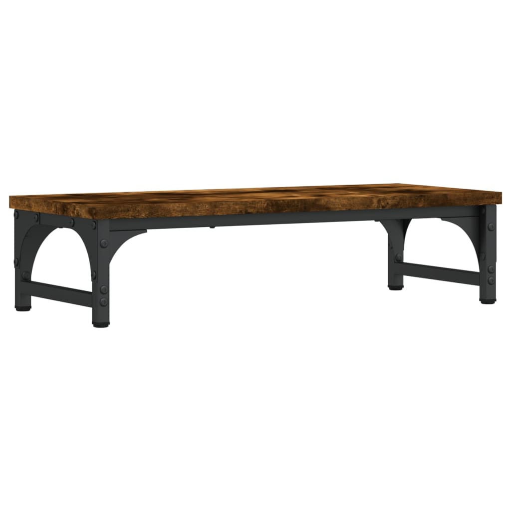 Vidaxl Monitor Standard 55x23x14 cm verarbeiteter Holzgeräuchchen -Eiche gefärbt