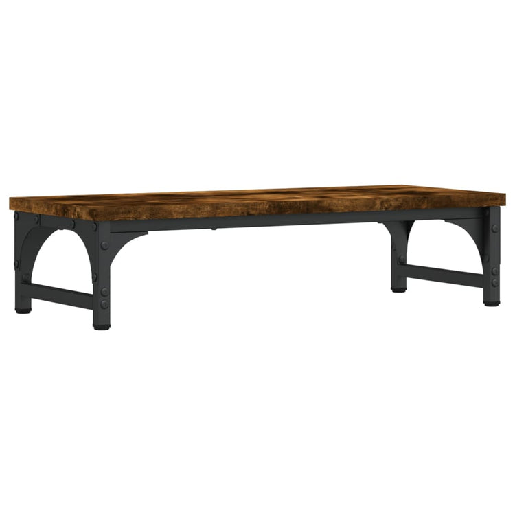 Vidaxl Monitor Standard 55x23x14 cm verarbeiteter Holzgeräuchchen -Eiche gefärbt