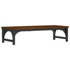 VIDAXL Monitor Standard 55x23x14 cm verarbeitete Holzbraune -Eichenfarbe