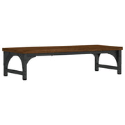 VIDAXL Monitor Standard 55x23x14 cm verarbeitete Holzbraune -Eichenfarbe - afbeelding 2