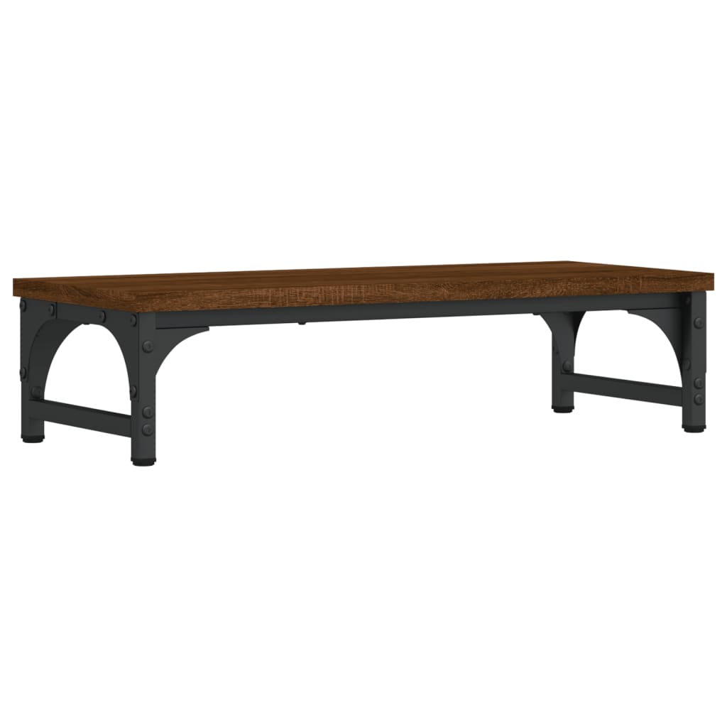 VIDAXL Monitor Standard 55x23x14 cm verarbeitete Holzbraune -Eichenfarbe