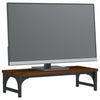 VIDAXL Monitor Standard 55x23x14 cm verarbeitete Holzbraune -Eichenfarbe