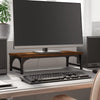 VIDAXL Monitor Standard 55x23x14 cm verarbeitete Holzbraune -Eichenfarbe