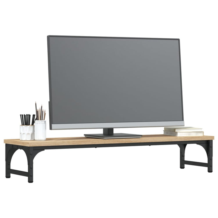 Vidaxl Monitor Standard 85x23x15,5 cm verarbeitetes Holz Sonoma Eiche -Colored