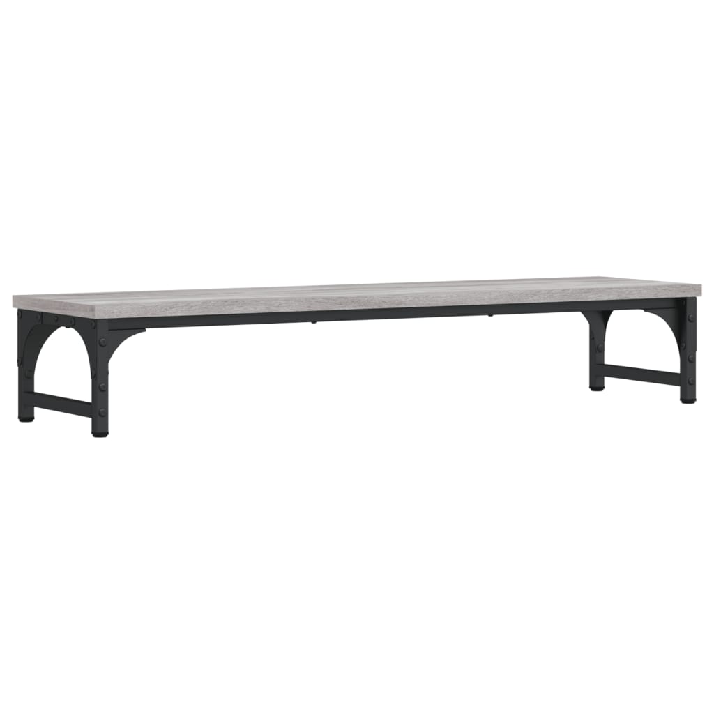 Vidaxl Monitor Standard 85x23x15,5 cm verarbeiteter Holzgrau Sonoma -Eiche