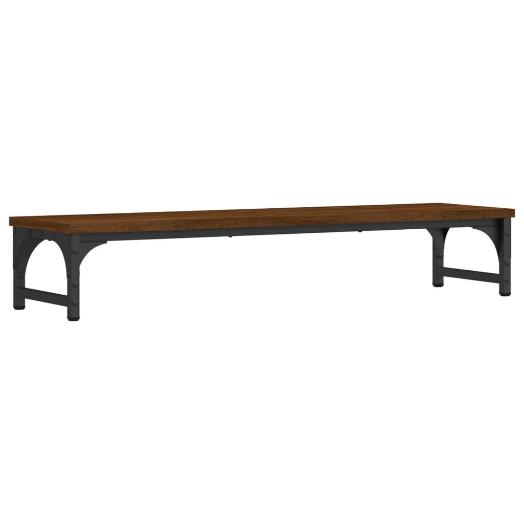 VIDAXL Monitor Standard 85x23x15.5 cm verarbeitete Holzbraune -Eichenfarbe