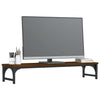 VIDAXL Monitor Standard 85x23x15.5 cm verarbeitete Holzbraune -Eichenfarbe
