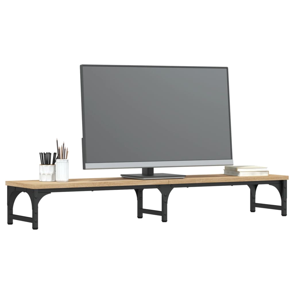 Vidaxl Monitor Standard 105x23x15.5 cm verarbeiteter Holz Sonoma Eiken Farbe