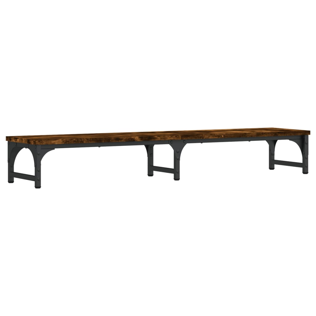 Vidaxl Monitor steht 105x23x15,5 cm verarbeiteter Holzgeräuchchen -Eichenfarbe