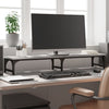 Vidaxl Monitor Standard 105x23x15.5 cm verarbeitetes Holzgrau Sonoma