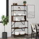 Vidaxl Bakers Rack 6-layer 90x40x180 cm verarbeitete Holzbraune Eiche Farbe