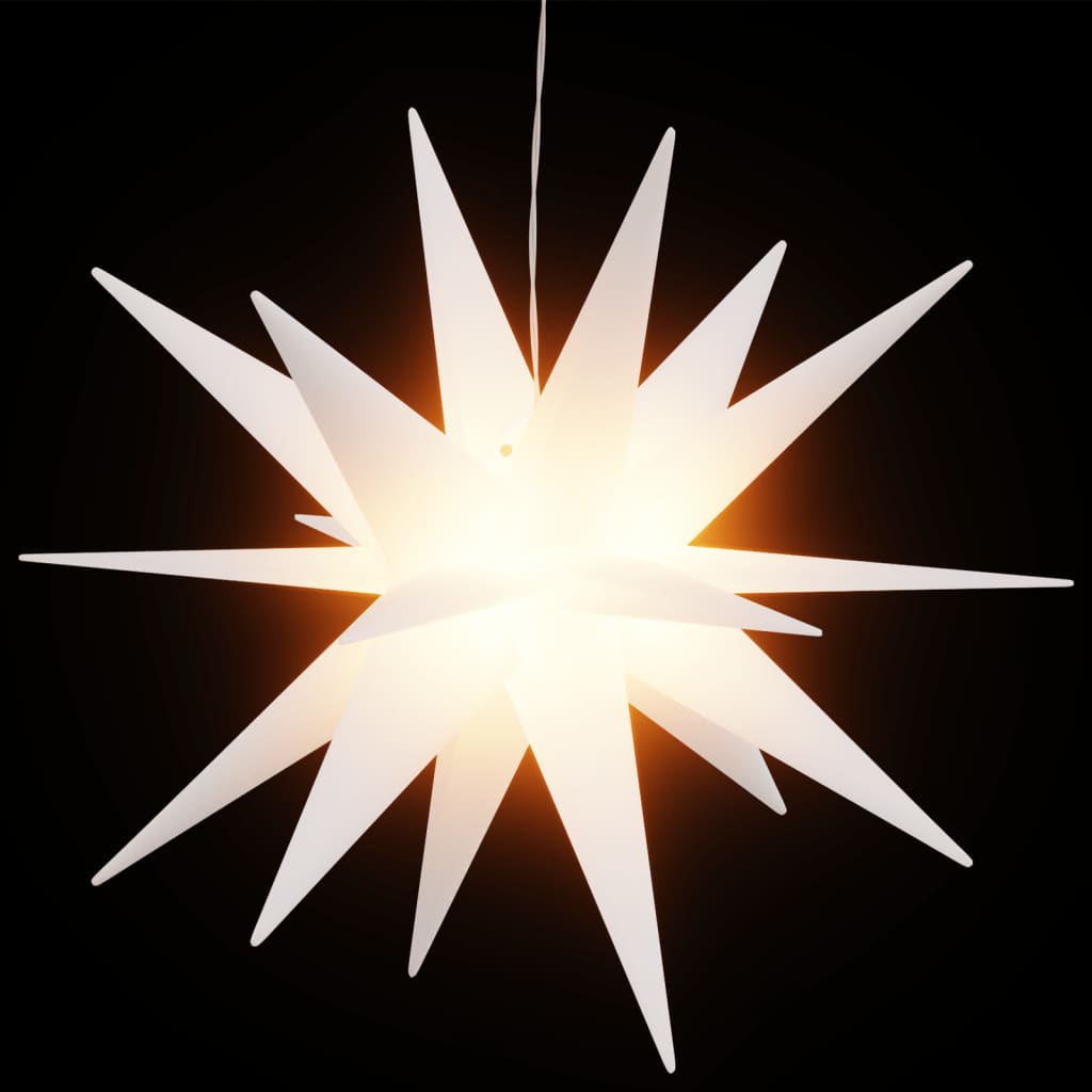 Vidaxx Weihnachtslampe mit LED klappbar 43 cm weiß
