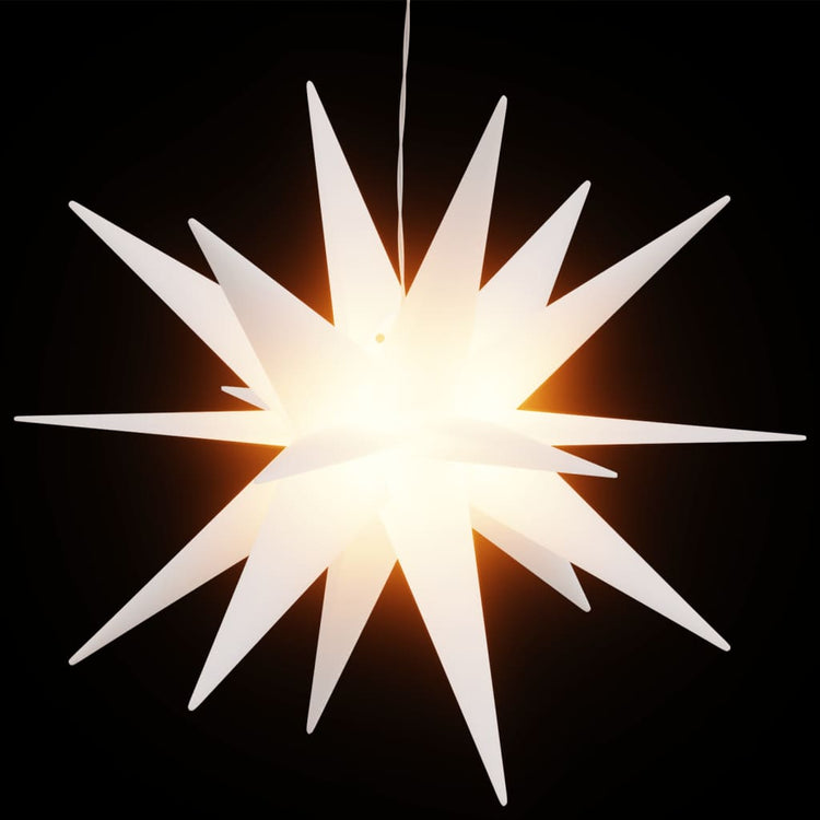Vidaxx Weihnachtslampe mit LED klappbar 43 cm weiß