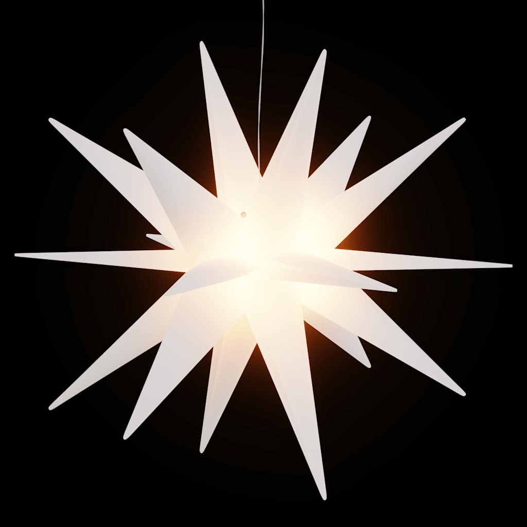 Vidaxl Weihnachtslampe mit LED faltbar 57 cm Weiß